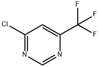 4-Chloro-6-trifluoromethylpyrimidine Structural