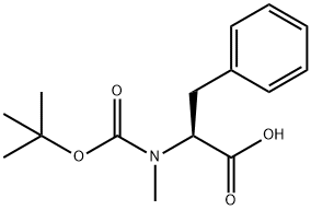 Boc-N-methyl-L-phenylalanine Structural