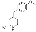 4-(4-METHOXYBENZYL)PIPERIDINE HYDROCHLORIDE Structural