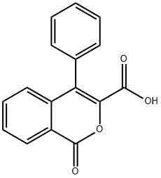 1-OXO-4-PHENYL-1H-ISOCHROMENE-3-CARBOXYLIC ACID Structural