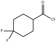 Cyclohexanecarbonyl chloride, 4,4-difluoro- (9CI) Structural
