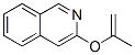 Isoquinoline, 3-[(1-methylethenyl)oxy]- (9CI) Structural