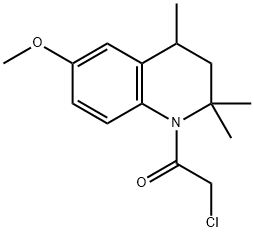 2-CHLORO-1-(6-METHOXY-2,2,4-TRIMETHYL-3,4-DIHYDRO-2H-QUINOLIN-1-YL)-ETHANONE