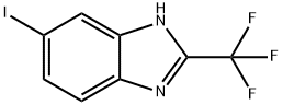 1H-BENZIMIDAZOLE, 5-IODO-2-(TRIFLUOROMETHYL)- Structural