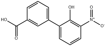 2-HYDROXY-3''-NITRO-BIPHENYL-3-CARBOXYLIC ACID Structural