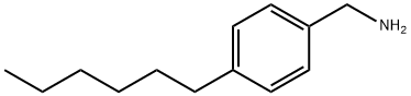 4-n-Hexylbenzylamine Structural