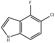 5-CHLORO-4-FLUOROINDOLE Structural