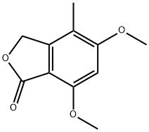 5,7-DIMETHOXY-4-METHYL-3H-ISOBENZOFURAN-1-ONE Structural