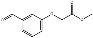 methyl (3-formylphenoxy)acetate Structural