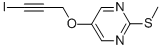 5-[(3-iodo-2-propynyl)oxy]-2-(methylthio)pyrimidine        