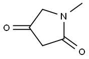 1-METHYL-PYRROLIDINE-2,4-DIONE Structural