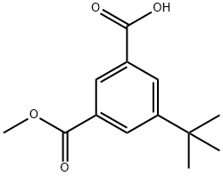 5-TERT-BUTYL-ISOPHTHALIC ACID MONOMETHYL ESTER Structural