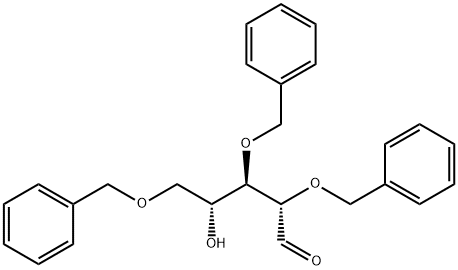 2,3,5-TRI-O-BENZYL-D-ARABINOFURANOSE Structural