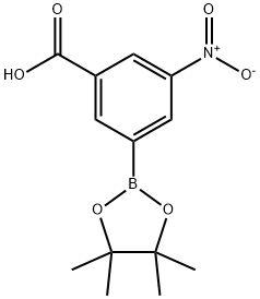 (3-CARBOXY-5-NITROPHENYL)BORONIC ACID, PINACOL ESTER Structural