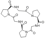 CYCLO(-PRO-GLY)3 Structural