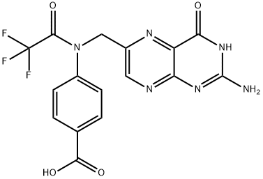 N10-(TRIFLUOROACETYL)PTEROIC ACID Structural