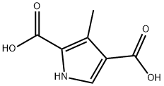 3-Methyl-pyrrole-2,4-dicarboxylic acid Structural