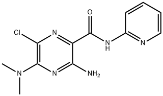 3-AMINO-6-CHLORO-5-DIMETHYLAMINO-N-2-PYRIDINYLPYRAZINECARBOXAMIDE HYDROCHLORIDE