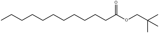 Dodecanoic acid, 2,2-diMethylpropyl ester Structural