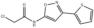 2-Chloro-N-(3-(2-thienyl)-5-isoxazolyl)acetamide