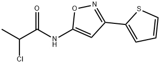 2-Chloro-N-(3-(2-thienyl)-5-isoxazolyl)propanamide