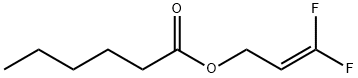 Hexanoic acid 3,3-difluoroallyl ester Structural