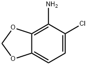 5-CHLORO-1,3-BENZODIOXOL-4-AMINE Structural