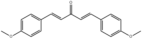 (1E,4E)-1,5-Bis(4-methoxyphenyl)penta-1,4-dien-3-one Structural