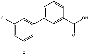 3',5'-DICHLORO-BIPHENYL-3-CARBOXYLIC ACID Structural