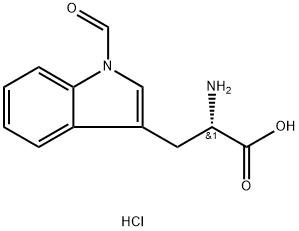 H-TRP(FOR)-OH HCL Structural