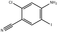 4-AMINO-2-CHLORO-5-IODOBENZONITRILE Structural