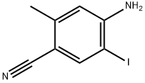 4-AMINO-5-IODO-2-METHYLBENZONITRILE Structural