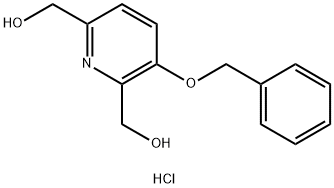 3-BENZYLHYDROXY-2,6-DIHYDROXYMETHYLPYRIDINE HYDROCHLORIDE Structural