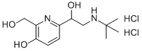 alpha6-[[(tert-butyl)amino]methyl]-3-hydroxypyridine-2,6-dimethanol dihydrochloride Structural