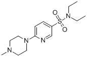 3-Pyridinesulfonamide, N,N-diethyl-6-(4-methyl-1-piperazinyl)-