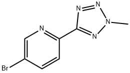 5-BROMO-2-(2-METHYL-2H-TETRAZOL-5-YL)-PYRIDINE
 Structural Picture