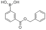 3-BENZYLOXYCARBONYLPHENYLBORONIC ACID Structural