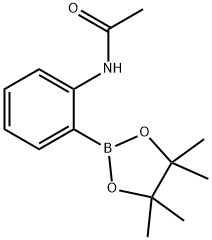 2-Acetylaminophenylboronic acid pinacol ester Structural