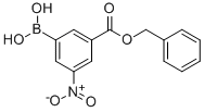 (3-BENZYLOXYCARBONYL-5-NITROPHENYL)BORONIC ACID Structural