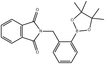 (2-PHTHALIMIDOMETHYLPHENYL)BORONIC ACID, PINACOL ESTER Structural