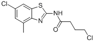 4-CHLORO-N-(6-CHLORO-4-METHYL-2-BENZOTHIAZOLYL)-BUTANAMIDE