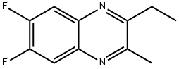 Quinoxaline, 2-ethyl-6,7-difluoro-3-methyl- (9CI) Structural