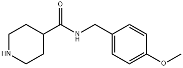 N-(4-METHOXYBENZYL)PIPERIDINE-4-CARBOXAMIDE