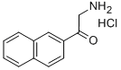 2-(2-NAPHTHYL)-2-OXO-1-ETHANAMINIUM CHLORIDE Structural