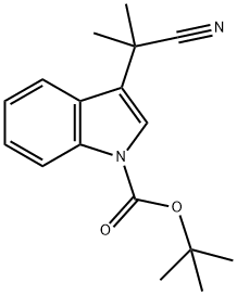 1H-Indole-1-carboxylic acid, 3-(1-cyano-1-methylethyl)-, 1,1-dimethylethyl ester