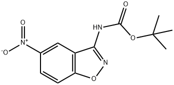 (5-NITRO-1,2-BENZISOXAZOL-3-YL)CARBAMIC ACID 1,1-DIMETHYL ETHYL ESTER Structural