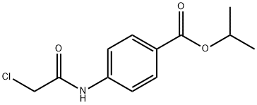 ISOPROPYL 4-[(CHLOROACETYL)AMINO]BENZOATE Structural