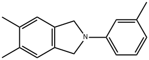 5,6-DIMETHYL-2-M-TOLYLISOINDOLINE Structural