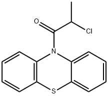 2-CHLORO-1-(10H-PHENOTHIAZIN-10-YL)PROPAN-1-ONE Structural