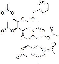 Benzyl 2-Acetamido-4,6-di-O-acetyl-3-O-(2,3,4,6-tetra-O-acetyl--D-galactosyl)-2-deoxy-a-D-galactopyranoside Structural